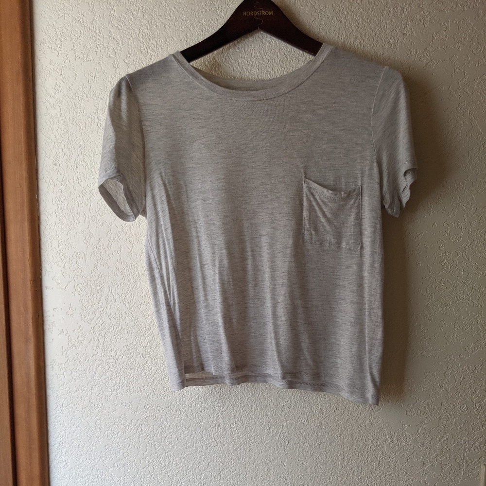 Soft crop pocket T